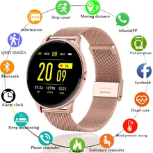 

2020 New Smart Watch Women Men Heart Rate Blood Pressure Information Remind Sport Multifunctional Waterproof Smartwatch+Box