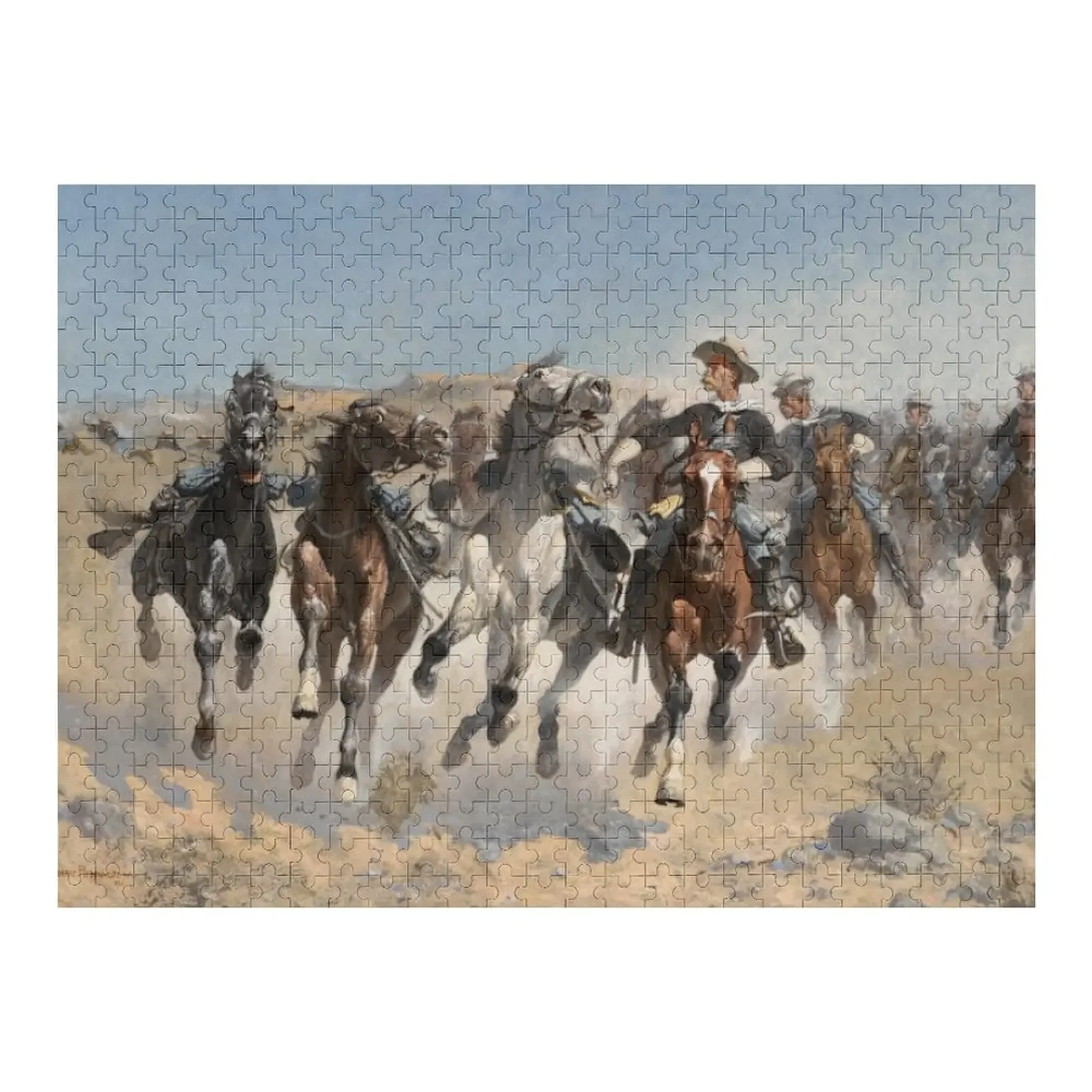 

Frederic Remington. N2. Jigsaw Puzzle Personalized Wooden Name Custom Jigsaw Custom Name Child Toy Customs With Photo Puzzle