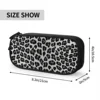 Classic Snow Leopard Print Pencil Case Animal Skin Pencilcases Pen Box Kids Big Capacity Bags Students School Gifts Stationery 6