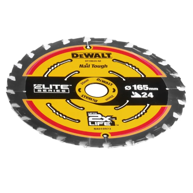 DEWALT DT10624-QZ DT10640-QZ CIRCULAR SAW BLADE ELITE SERIES ELITE Circular Saw Blade 165MM 20MM 24T/40T