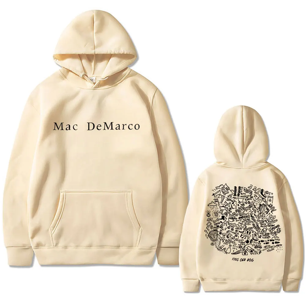Singer Mac Demarco This Old Dog Album Double Sided Print Hoodie Men Women Fashion Oversized Hoodies Male Fleece Hoody Sweatshirt 6