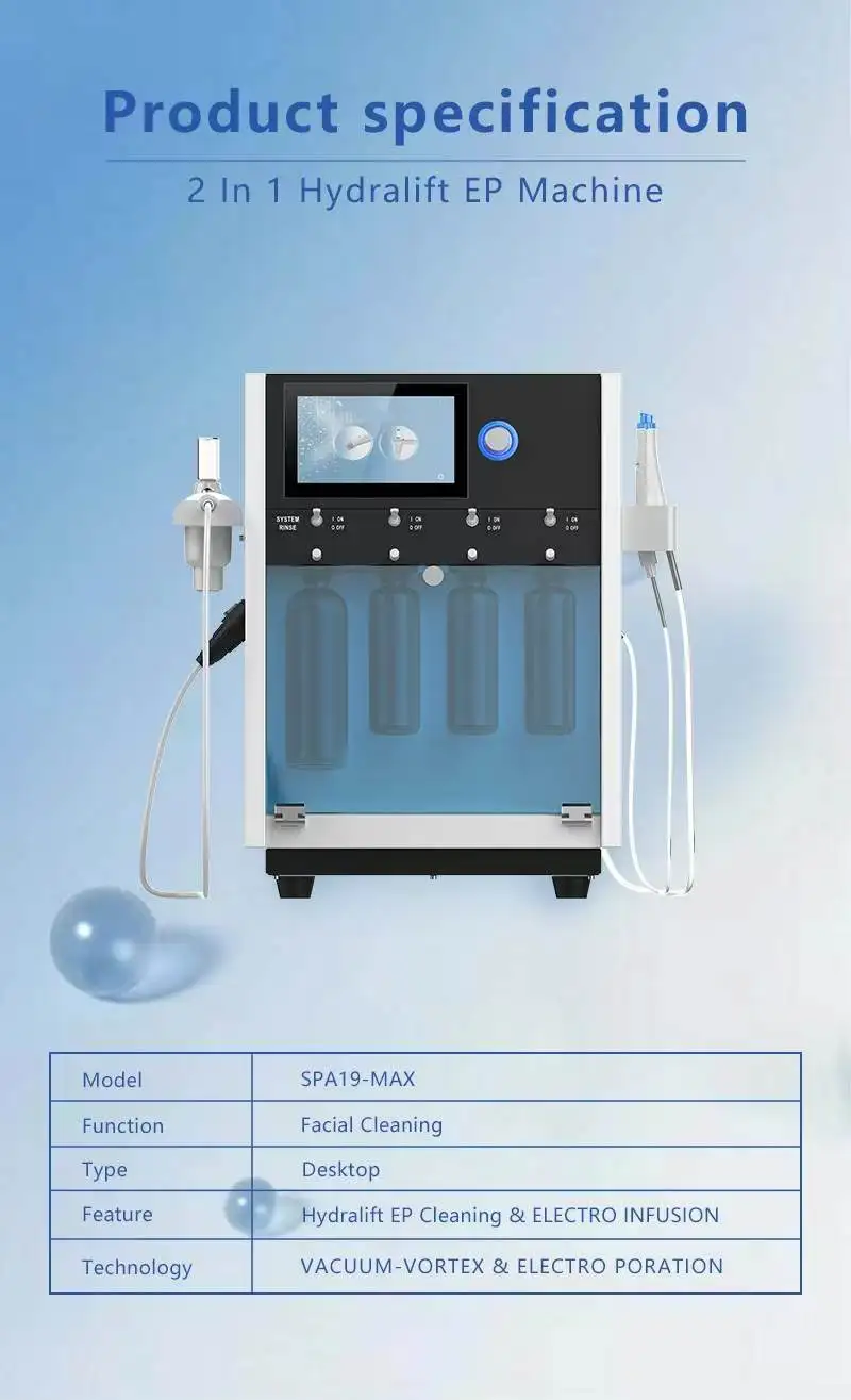 HydraDEP Aqua Peel Deep Cleaning Tightening Skin Moisturizing Remove Wrinkles Blackhead Remover Hydralift Ep Beauty Machine