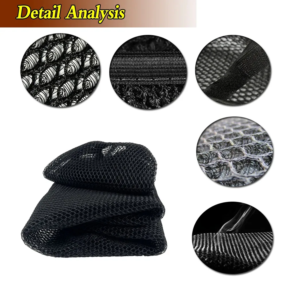 Motorcycle Accessories For BMW C 400 GT C400 GT C 400GT C400GT Rear Seat Cowl Backrest Cover 3D Mesh Net Waterproof Sunproof Protector
