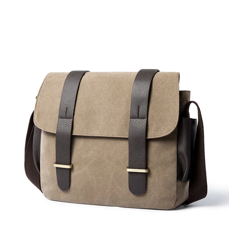 

Men's Shoulder Bag Travel Leisure Straddle Bag Canvas Bag Student School Bag