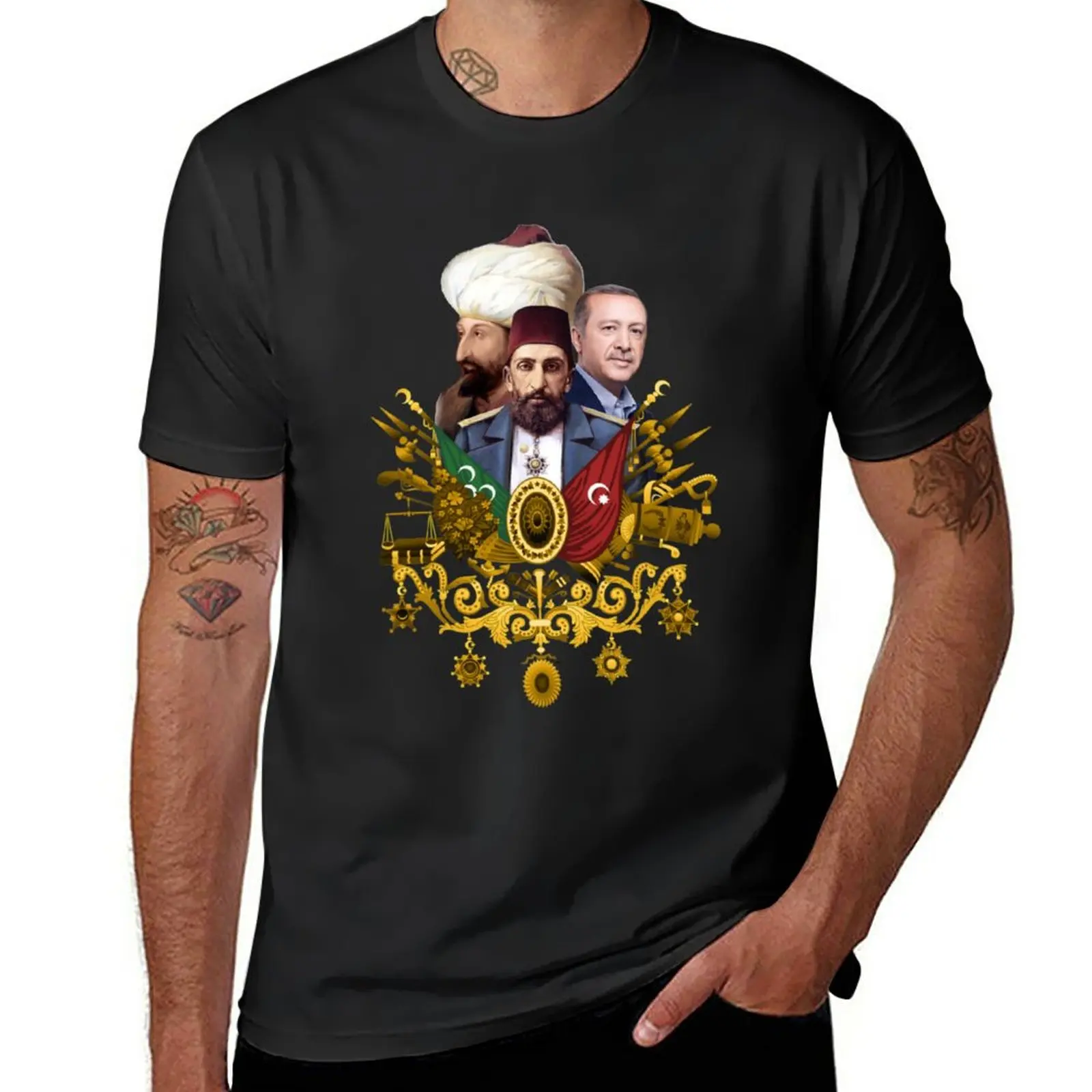 

New Osmanl Armas | Fatih Sultan Mehmet | Abdulhamid Han | Recep Tayyip Erdoan T-Shirt