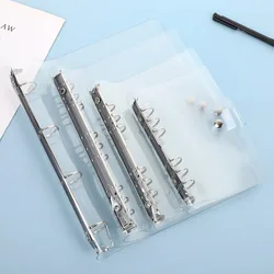 Transparent 6 - Ring Binder Notebook Cover for Office and Planner Supplies (A6)