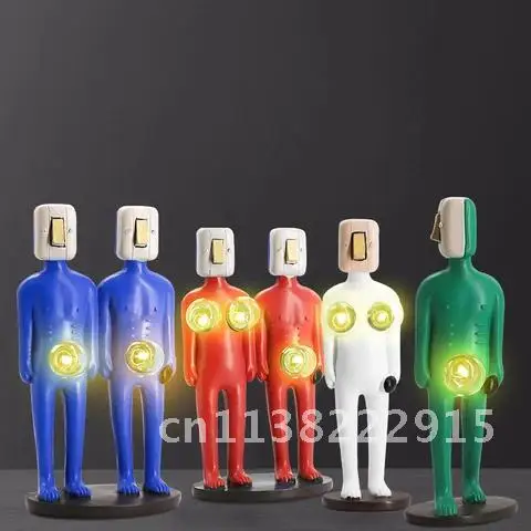 

Лампы Body-светодиодный, ночные светильники, декоративное искусство, декор театра, зло, полимерная лампа, подарок на день Святого Валентина, украшение интерьера комнаты