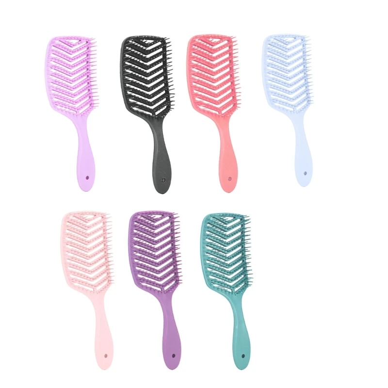 

Wide Teeth Air Cushion Combs Hair Brush Hollowing Home Salon Hairdressing Tool E1YF