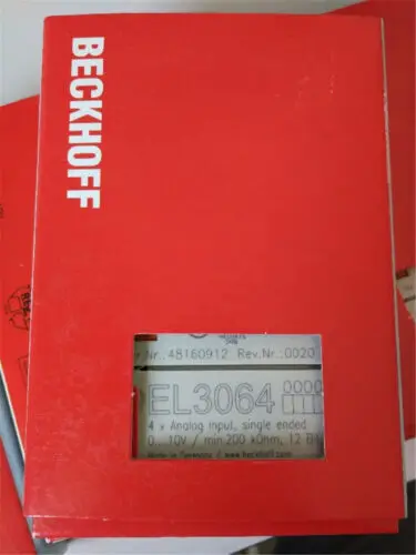 

One Beckhoff EL3064 PLC Module EL 3064 New In Box FREE SHIP