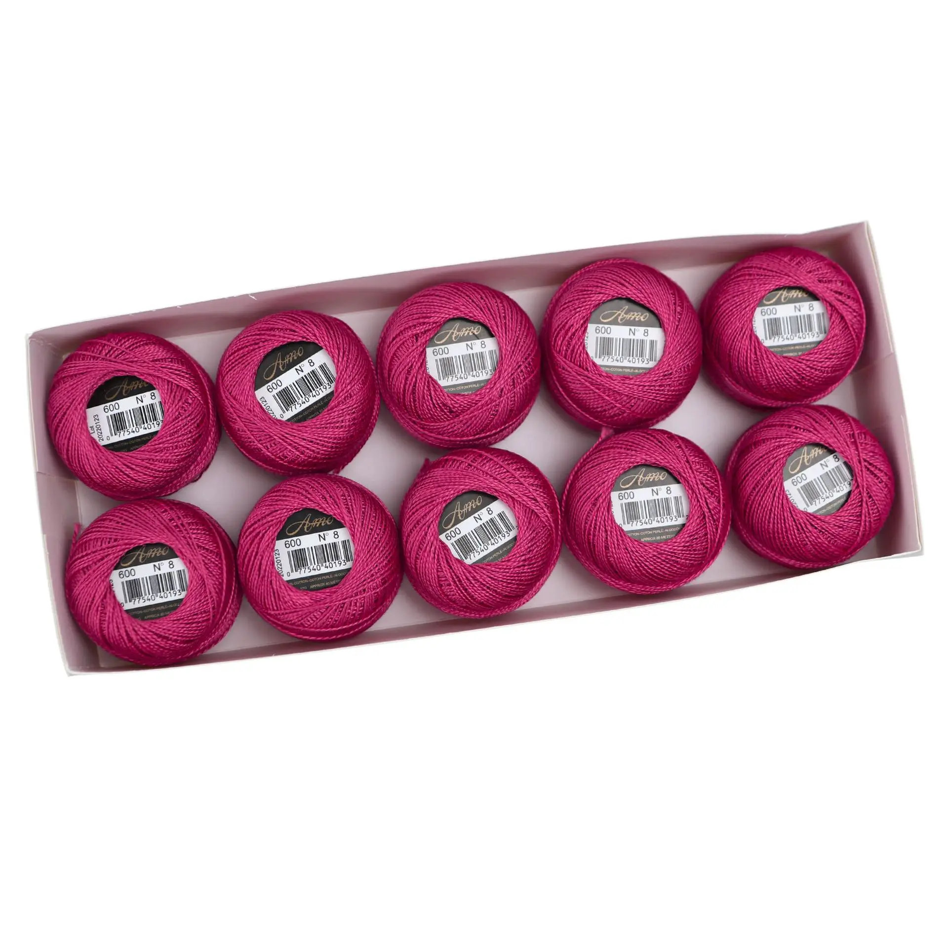 Egyptian Long Staple Cotton Embroidery and Hand Sewing Thread Set - 10 Balls