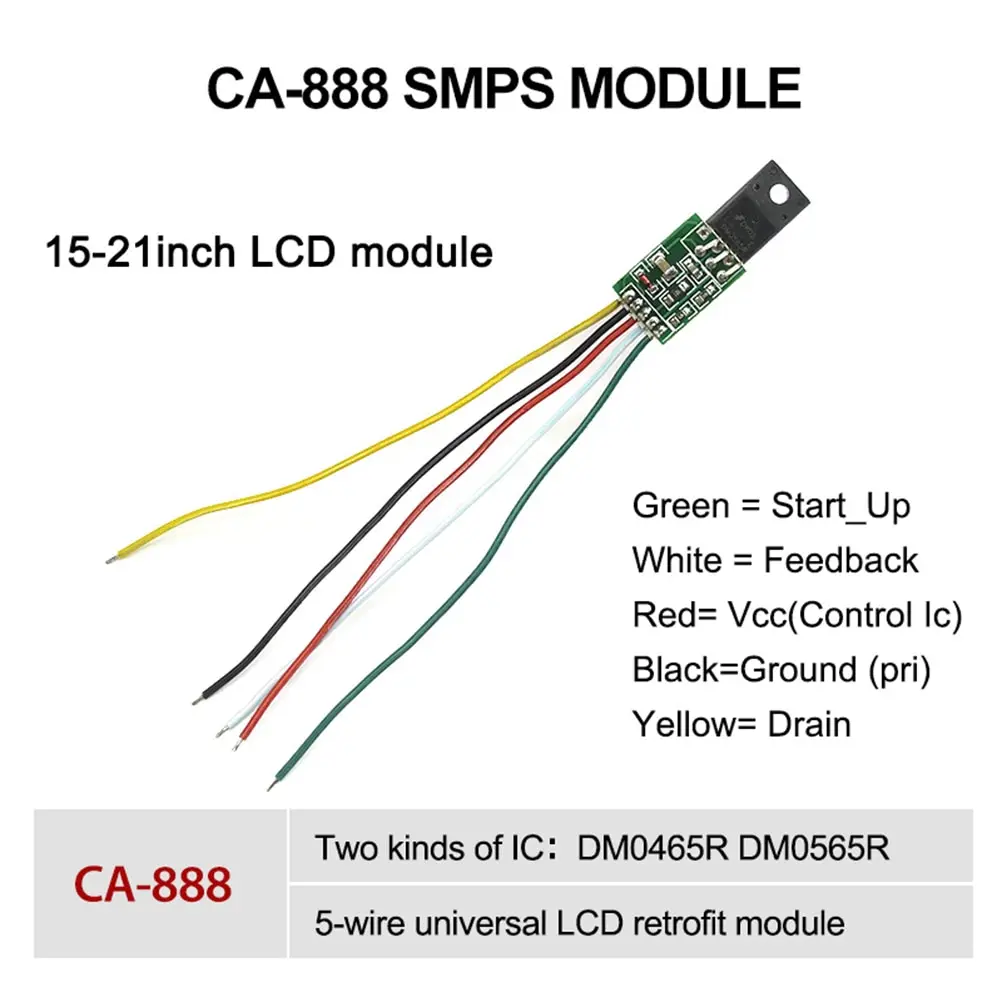 1pc Ca-888 15-21 Inch Universal Lcd Power Supply Board Power Supply Module  Ca888 Smps Module - Ac/dc Adapters - AliExpress