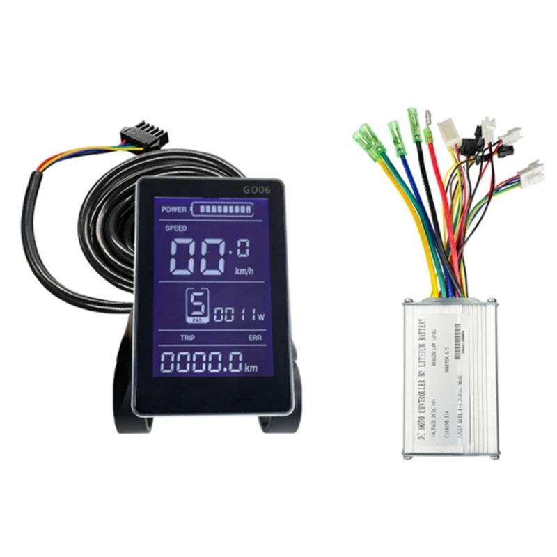 

Ebike Для JN 15A Square Wave SM с фотоконтроллером GD06 дисплей для 36 В/48 в 250 Вт/350 Вт преобразования электрического велосипеда