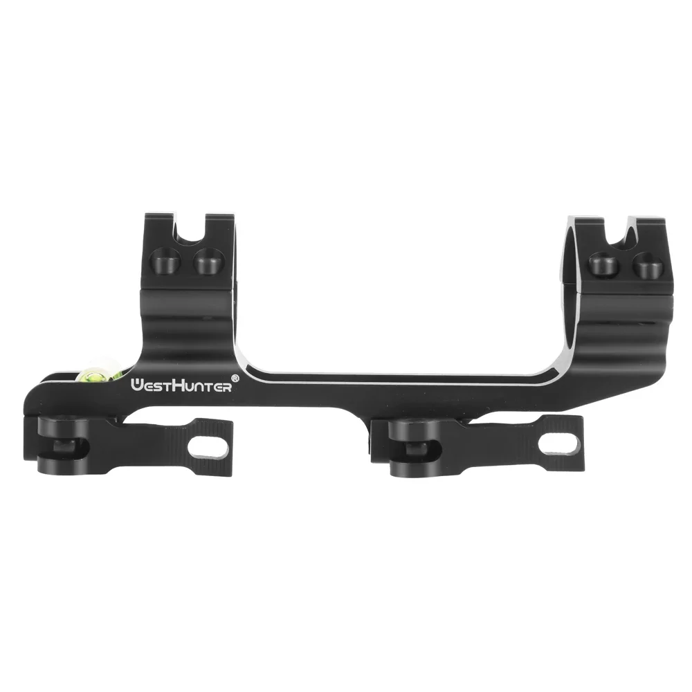 Quick Release One Piece Picatinny Scope Mount 25.4mm/30mm Riflescope Rings Bubble Level 20mm Rails