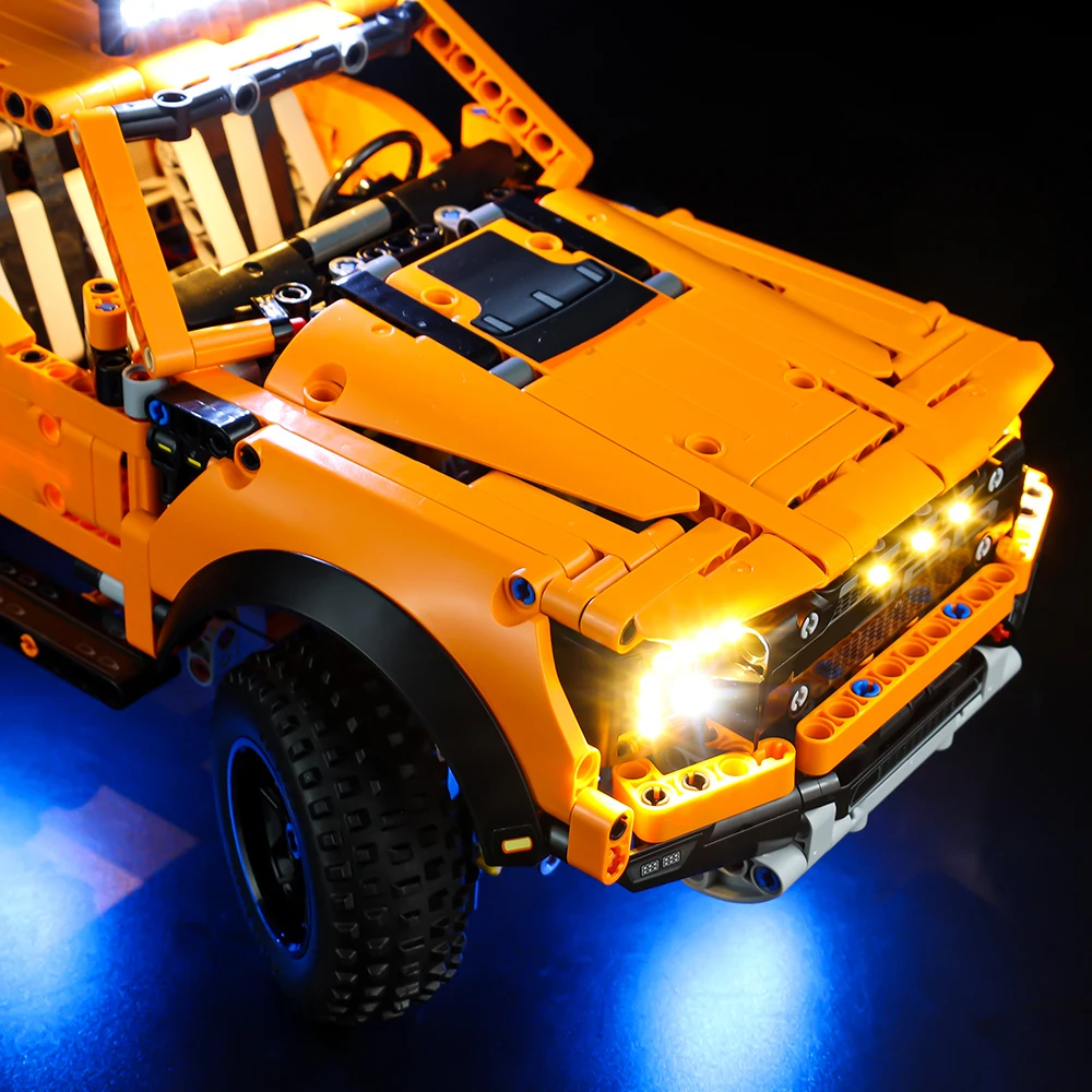 Led Light Kit Building Blocks F-150 Raptor Pickup Car For LEGO Technical 42126(Only Light Kit Included)