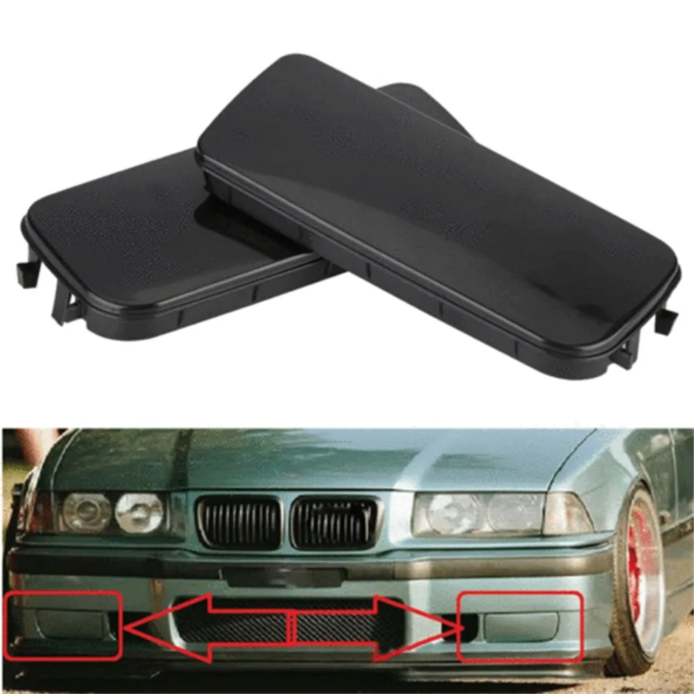 Car Bumper Accessories 2pcs Front Fog Light Hole Cover for BMW E36 car bumper accessories