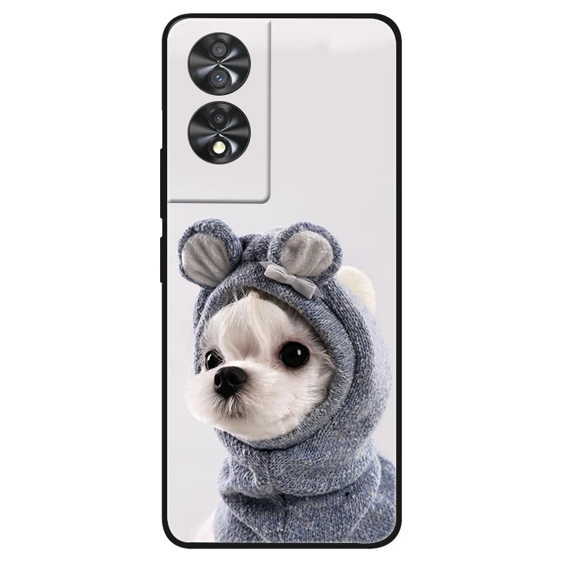 Shockproof TPU Soft Silicone Phone Cover with Cute Painted Design
