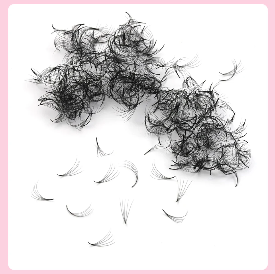 Lashprofessor Vorgefertigte Fächerwimpern, lose Fächer, spitze Basis, Wimpernverlängerung, 3/4/6/7/8/10/12/14D, dünne, spitze, lose Fächerwimpern, Zilien – Detail 23