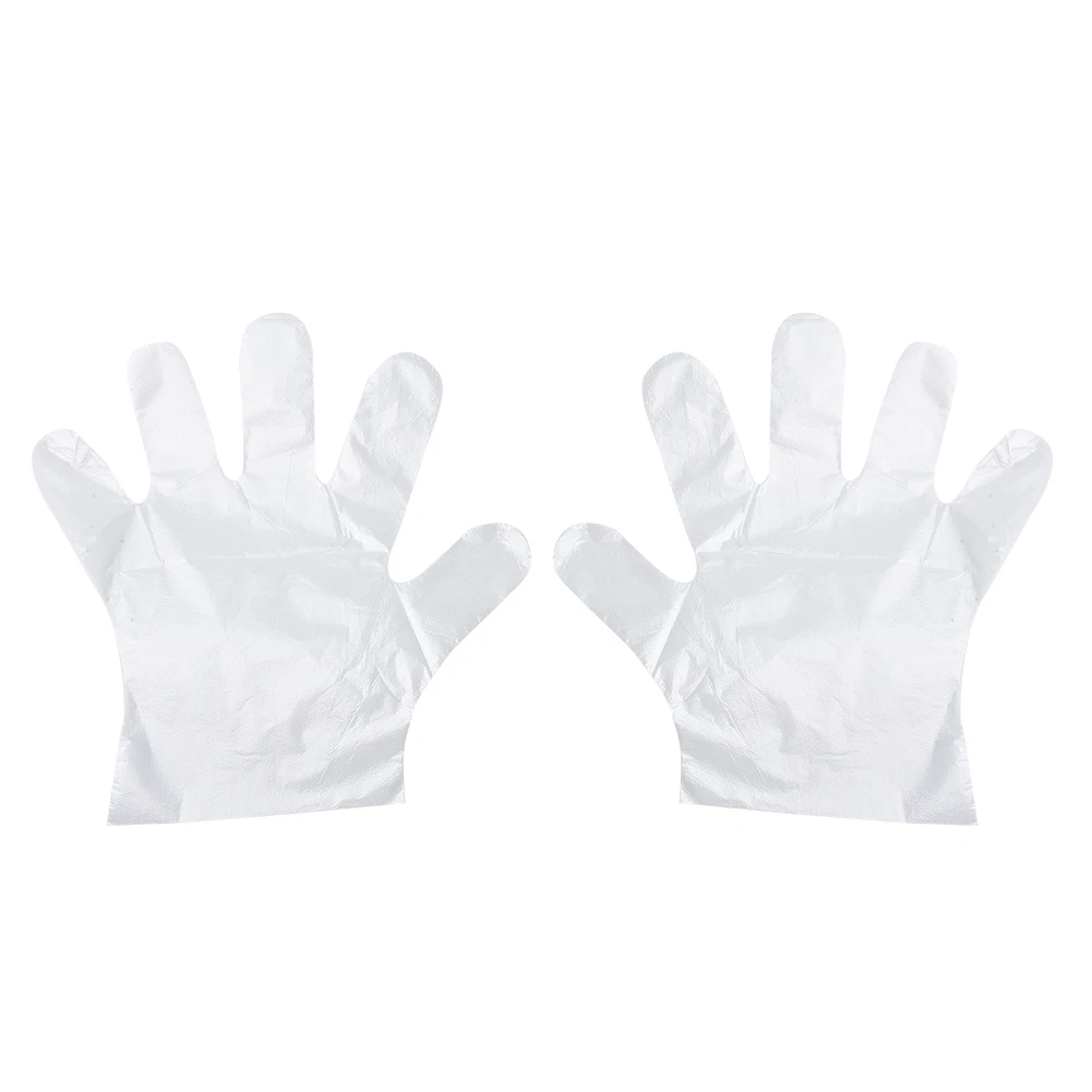 

100 Food Grade Transparent Disposable Gloves Disposable Transparent Gloves Can Directly Contact Food, Safe And Pollution-free