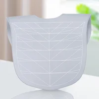 Silicone Hair Dye Collar with Guidelines Rubber Neck Wrap Neck Guard Weighted Salon Hairdressing Hair Cutting Pad for Salon Home 2
