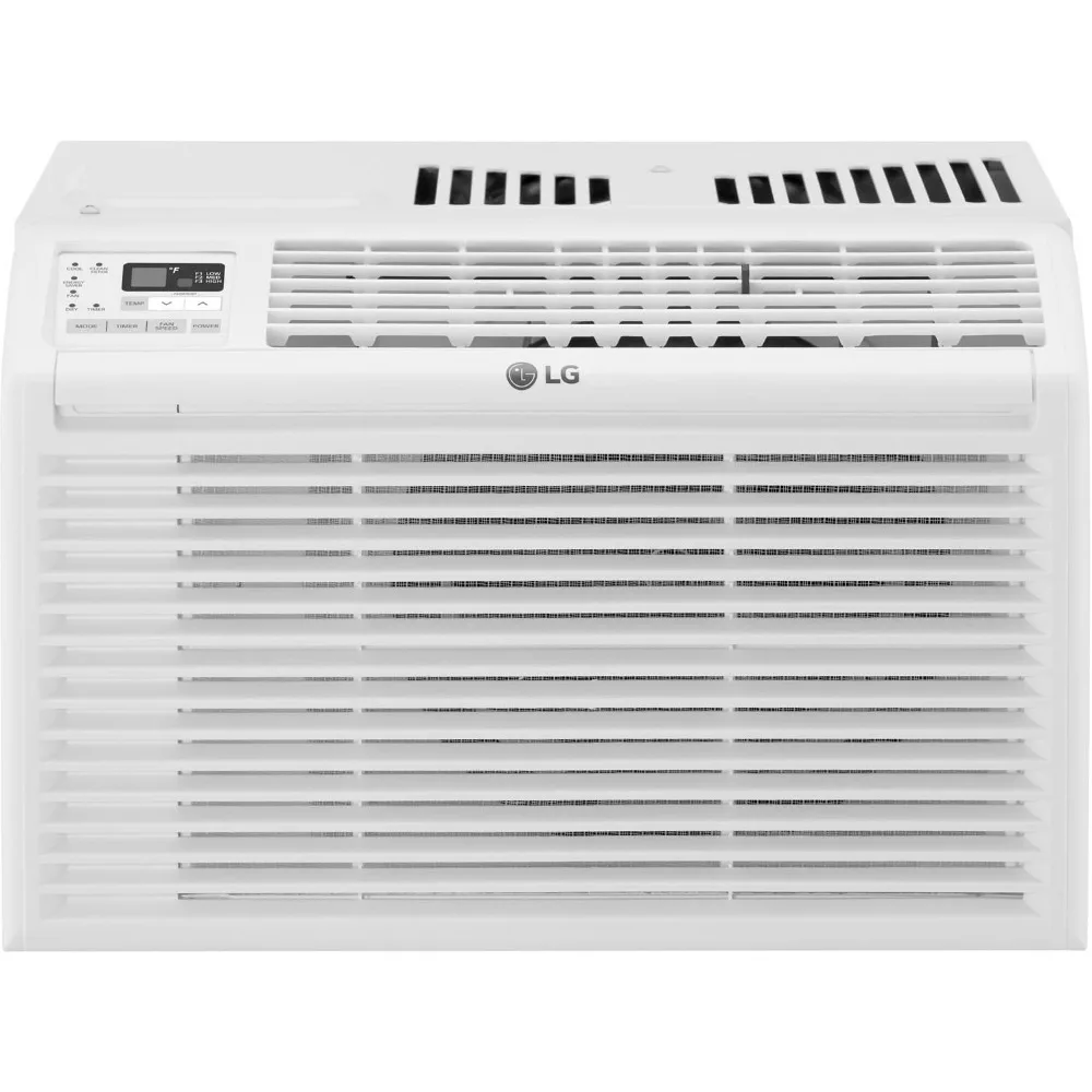 

HAOYUNMA 6,000 BTU окно, кондиционер воздуха, 115 В, для спальни, комнаты, гостиной, 2 скорости охлаждения вентилятора, двухсторонний отвод воздуха, белый
