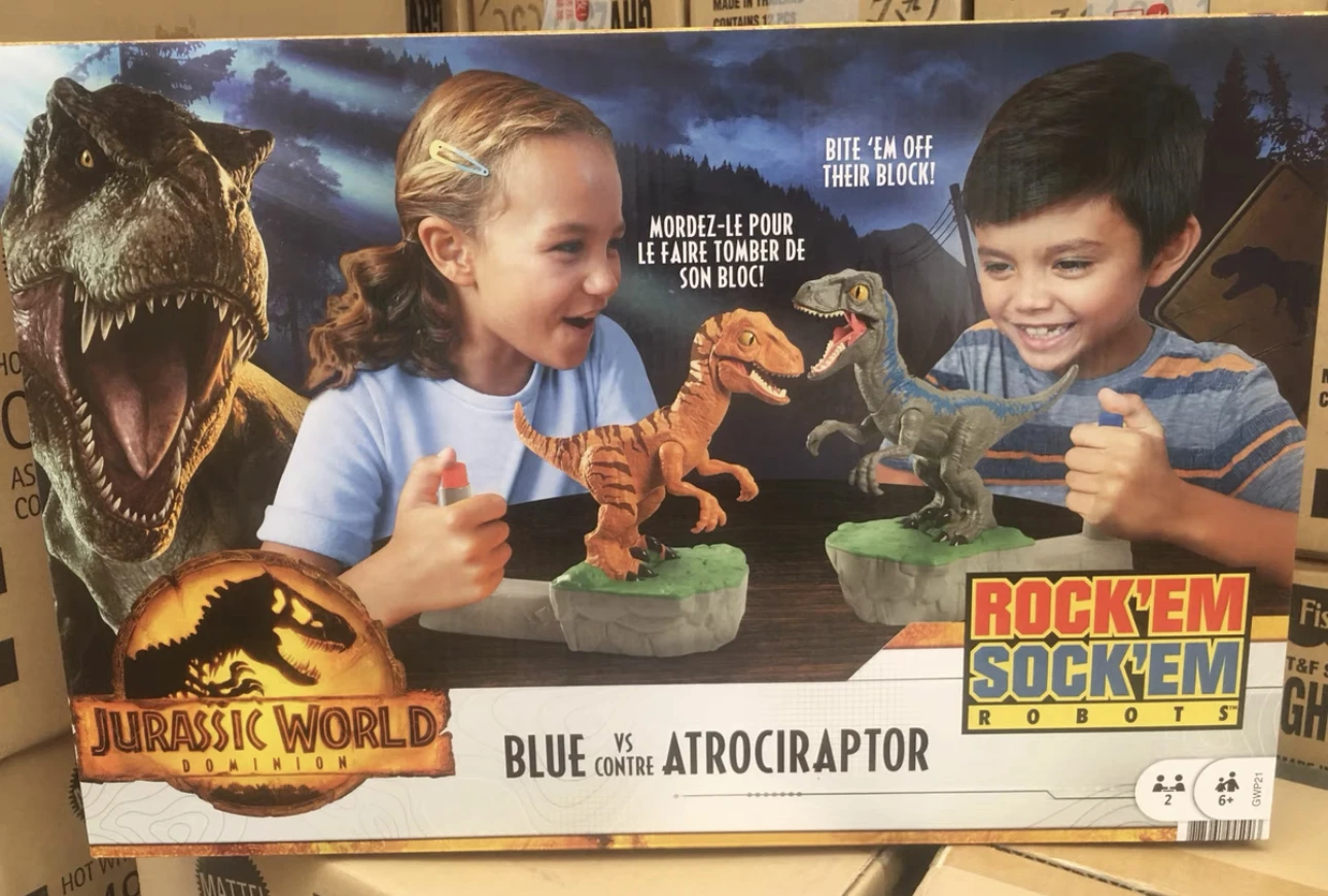 thumbnail image 1 of Juguete de dinosaurio original de Jurassic World Camp Cretaceous Dino Escape Roar Attack Sound Strike Control 'N Conquer, regalo de cumpleaños para niño, 1 of 5