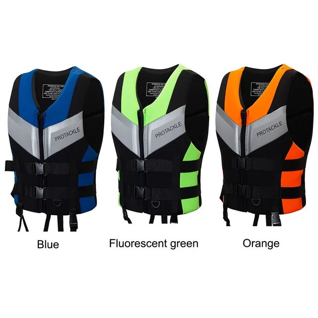Kayak Life Jacket Women Swim Vest With Adjustable Safety Straps
