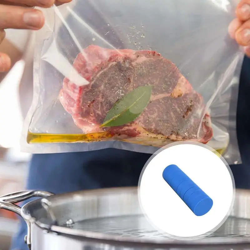 Sous Vide Magnetical Weights 4 Pieces Food Safe Magnets Sous Vide Accessories Durable Weighted Magnets Low-Temperature Cooking