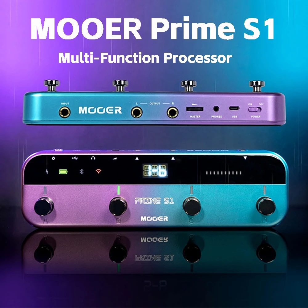 MOOER ギターペダル Prime S1 エフェクター 128 ギターエフェクト付き