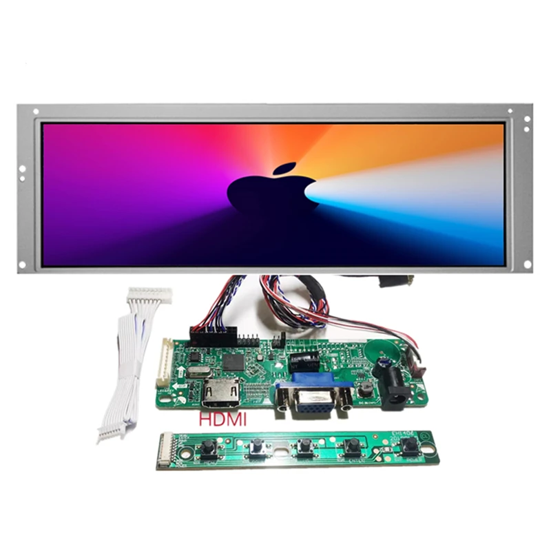 Tela Lcd Hdmi Vga Controller Board Faça Você Mesmo Publicidade Monitor Dmd Virtual Pinball Machine Vpin Arcade Framboesa 14.9 1280×390