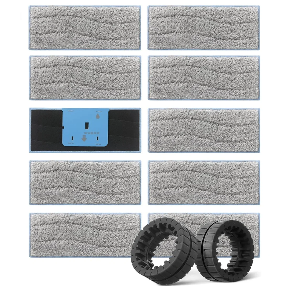 

Влажные накладки для швабры и сменные колесные шины для М6 (6110) (6012) (6112) (6113) Ultimate Robot Mop