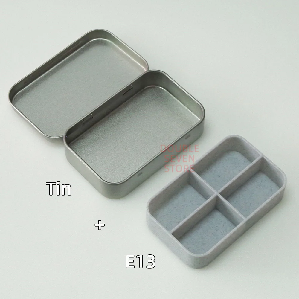 트레이 삽입 금속 주석 정리함 아트 보관 알약 상자, 알토이드 주석 크기 17 주석 옵션, 9.5cm