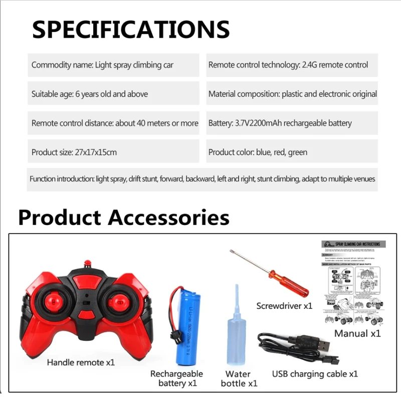 RC Car 20km/h High Speed 2.4GHz 4WD All Terrains Off Road Monster Trucks Remote Control Car 4x4 Rc Cars For Adults rc crawler 3