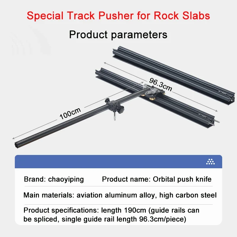 2024 New T-shaped Track Manual Push Knife High-precision Tile Cutting Rock Plate Double-knife Wheel Scraper with Breaking Pliers 3