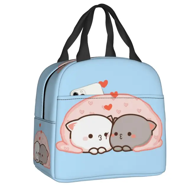 Cute Colorful Cat Paws Insulated Lunch Bag - Reusable Cooler Bag For Kids, Teens, Adults, School, Work, Picnic