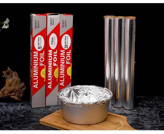 Heavy Duty Aluminum Wrap Foil Roll for Food Service, BBQ & Catering Good  Quality Foil Wrapping Paper in Bulk - China Aluminium Foil Rolls, Aluminum  Foil