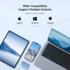 4K 60Hz USB C/USB 3.0 to Dual HDMI Dock Station DL6950 Chip DisplayLink Compatible with Windows macOS mac M1/M2 Android Chrome 3