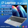 Windows 11 Pro Intel Core i7 8500Y N4000 Fingerprint Unlock Notebook Computer 15.6 Inch 16GB RAM 1TB 2TB SSD Office Study Laptop