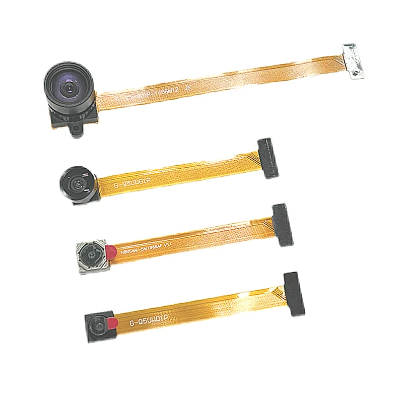 Vue de côté du module caméra OV5640 avec connecteur USB et support de montage