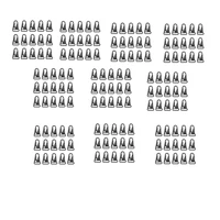 150 Pcs Enlarged Mouth Clip Sling Clasp Olecranon Hook For Sling Outdoors Bag Backpack,Carabiner Keychain Snap Hooks 1