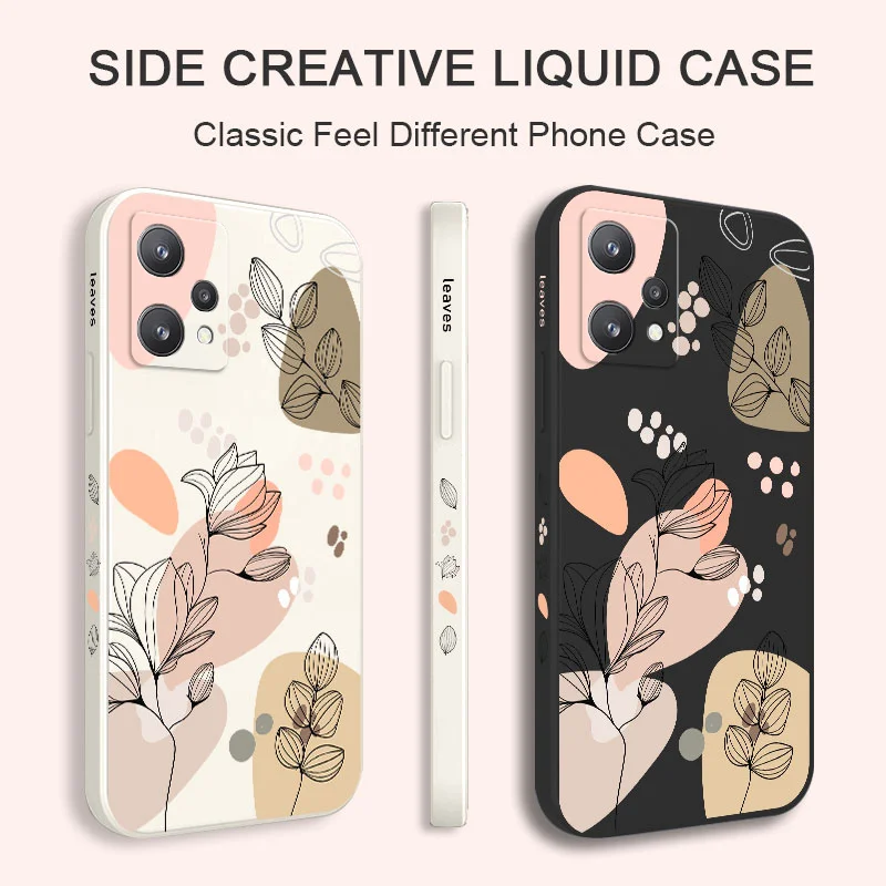 Abstract Plants Design Protective Phone Case