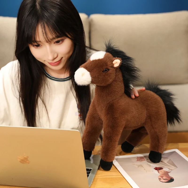 Soft Plush Horse Toy Stuffed Animal Doll