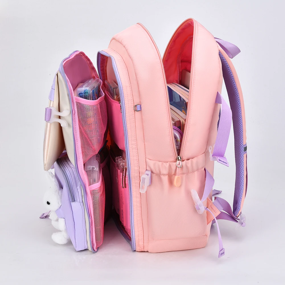 Mochila bonita de conejo para niñas, adolescentes, estudiantes, mochilas  escolares de princesa para guardería, bolsos de hombro, mochilas de dibujos  animados, mochilas para libros Fivean unisex