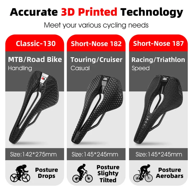 Sillín de bicicleta de carretera, asiento hueco 3D, Banco de bicicleta,  transpirable, ligero, impermeable, cojín de ciclismo, absorción de impactos  - AliExpress