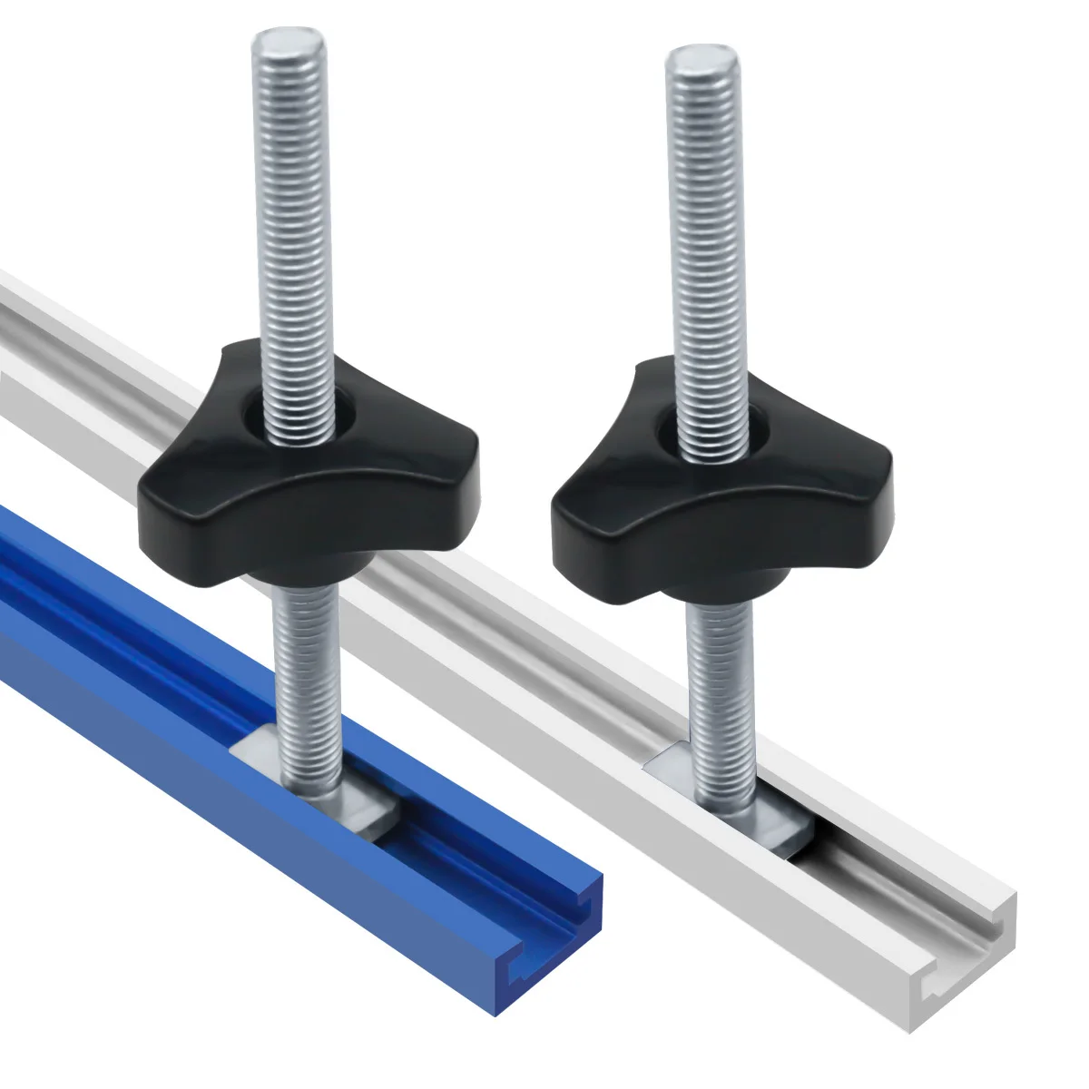 QWORK® 91 cm T-Track T-Slot en Aluminium, Rail à Onglet en T pour Scie