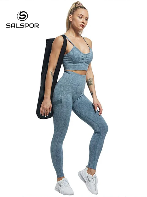 SALSPOR Women High Waist Leggings For Fitness Ladies 4