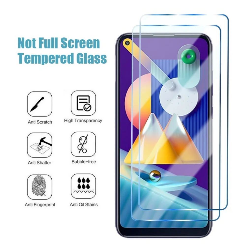 4in1 Tempered Glass for Samsung Galaxy A51 A52 A12 A21S A50 Camera Screen Protector for Samsung A71 A72 A42 A32 5G A31 A11 Glass — view 2