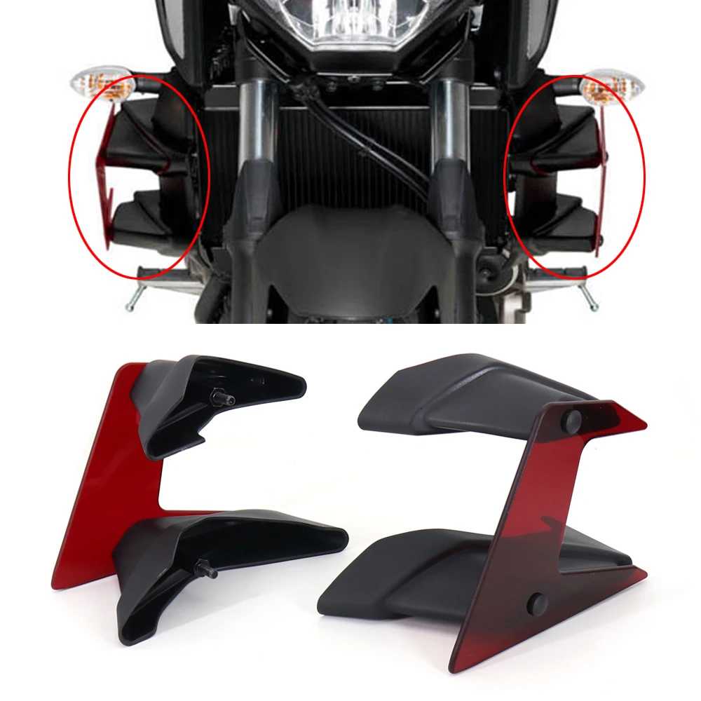 

NEW For Yamaha MT07 MT 07 MT-07 2021 Side Downforce Naked Spoilers Motorcycle Parts Fixed Wing Winglet Fairing Wings Deflectors