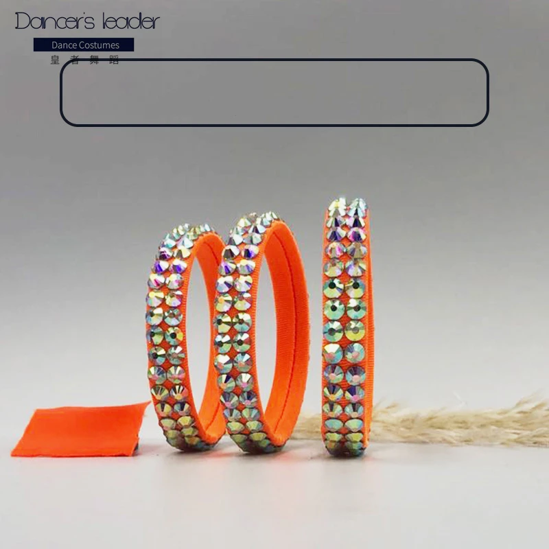 Latin Dance Dance Bracelet Competition Performance Special Bracelet Accessories Cha Cha Tango Belt Diamond