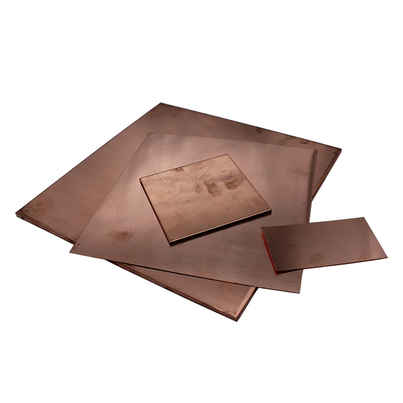 Placa De Cobre T2 99.9% Pura, 1 Unid/Set, 50mm X 50/ 100x100mm
