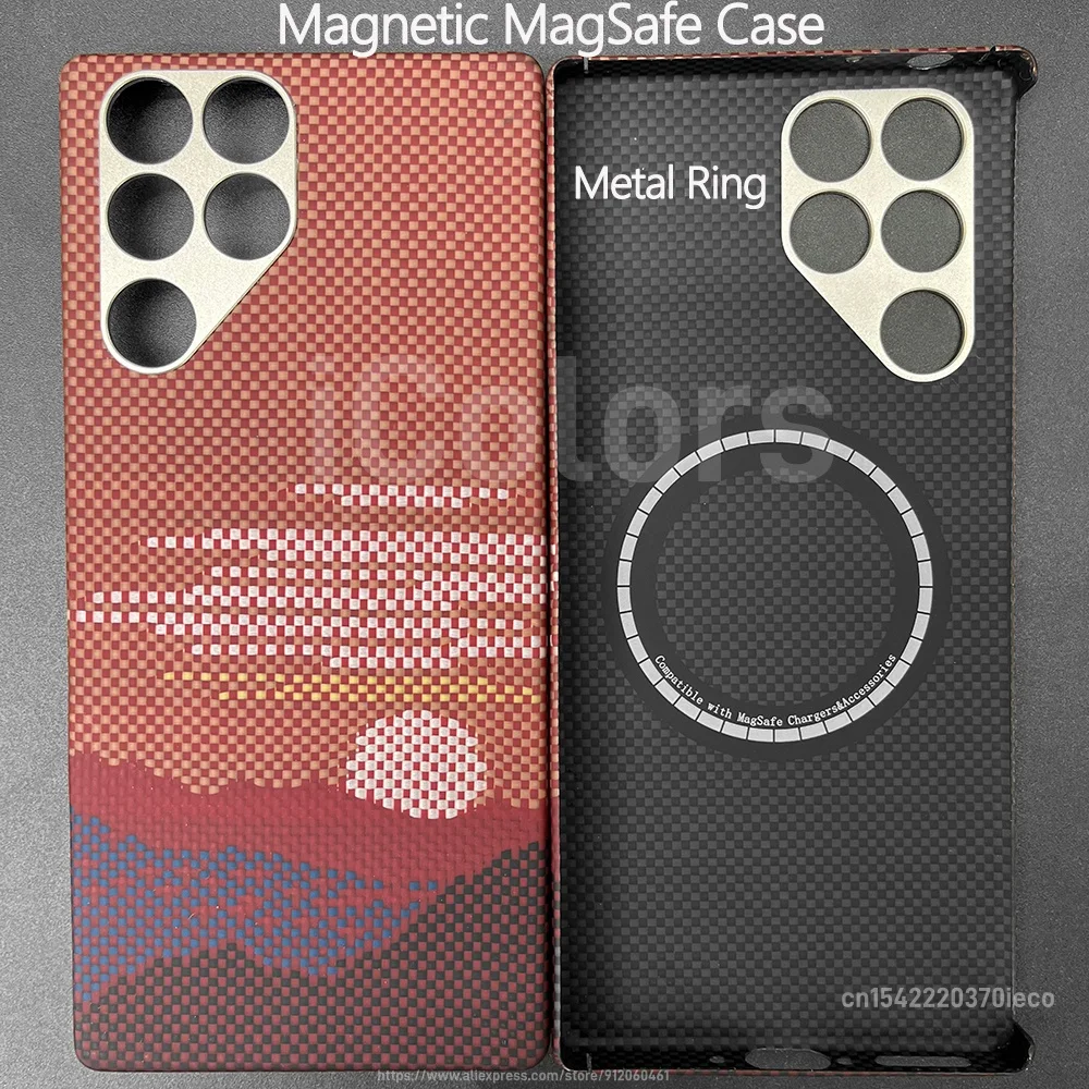 Ultra Slim Aramid Fiber Minimalist Protective Case with Textured Grip